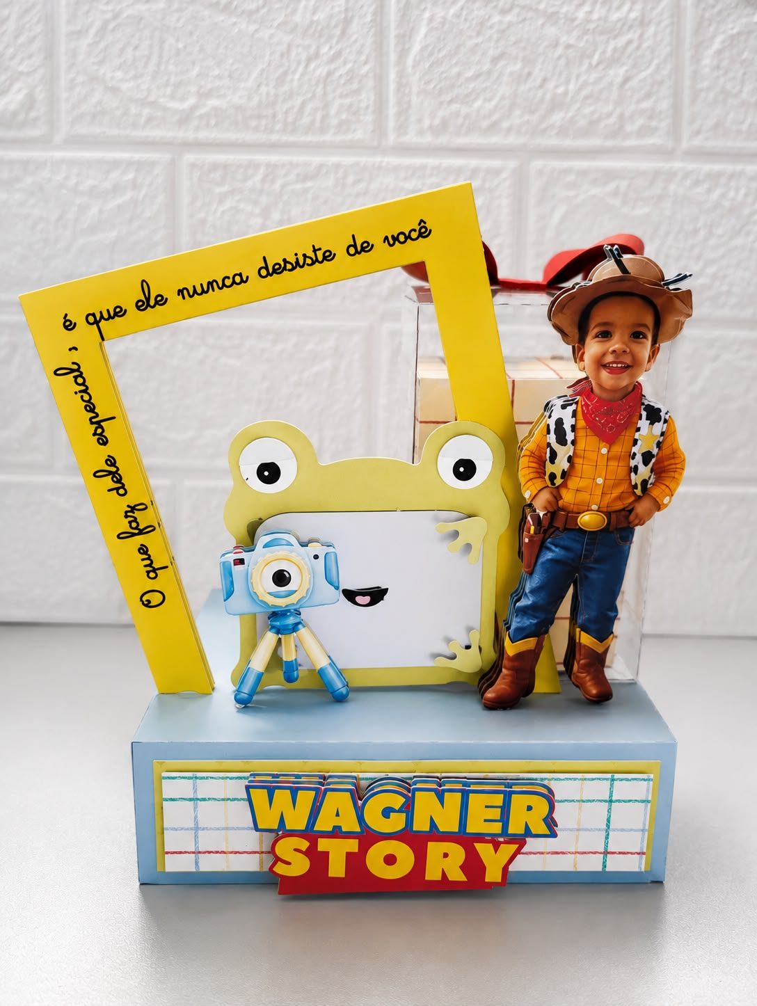 Cenário personalizado para festa com tema cowboy